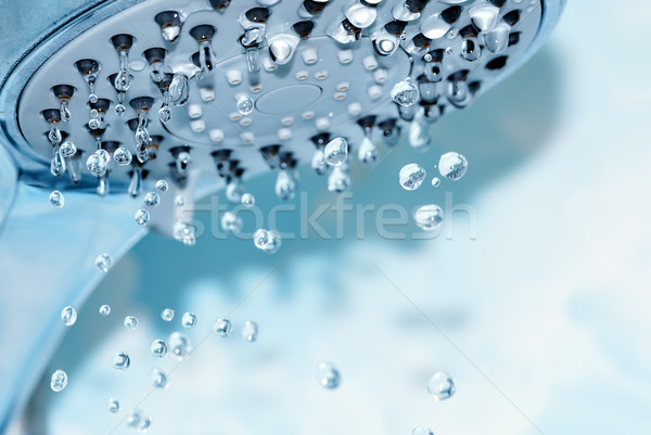 Blue shower head Stock photo © Roka