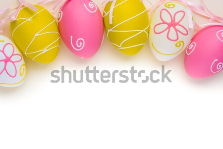 Easter eggs Pasqua decorazione colorato uova isolato Foto d'archivio © Romas_ph