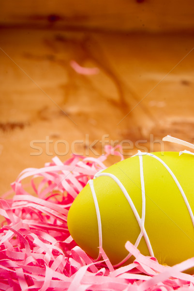 Paskalya gıda mutlu yumurta arka plan tablo Stok fotoğraf © Romas_ph