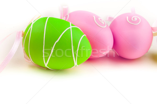 Easter eggs Pasqua decorazione colorato uova isolato Foto d'archivio © Romas_ph