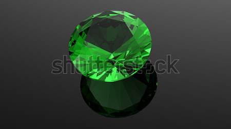 Round emerald Stock photo © Rozaliya