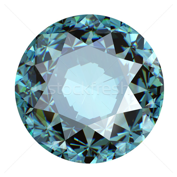Himmel blau isoliert weiß Edelstein Diamant Stock foto © Rozaliya