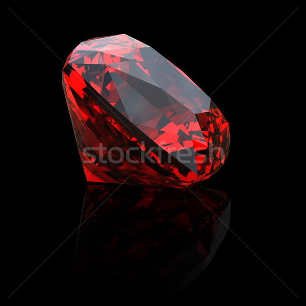 [[stock_photo]]: Bijoux · forme · carré · noir · ruby