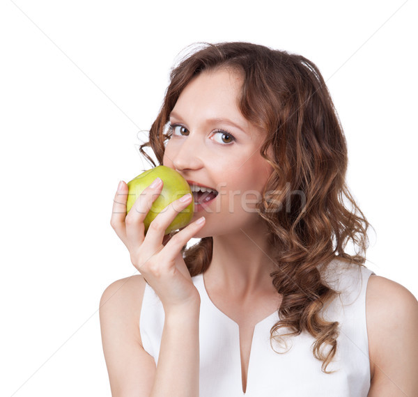 Foto stock: Retrato · caber · jovem · fresco · maduro