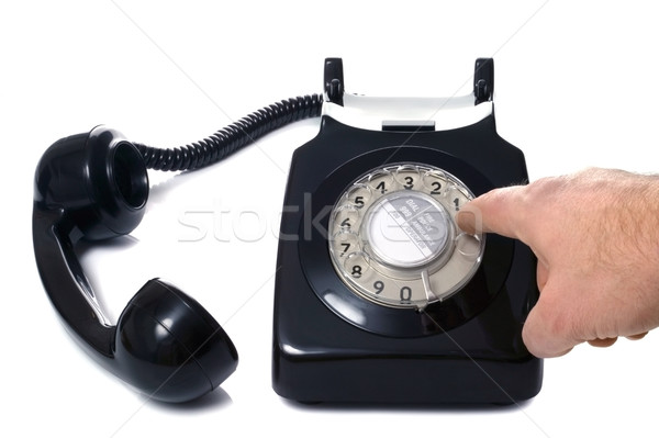 Stock photo: Dial a number