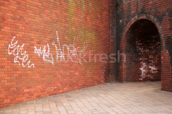 Brick tunnel Stock photo © RTimages