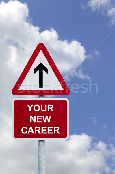 Your New Career Sign Stock photo © RTimages