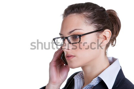 Stock photo: Business phonecall