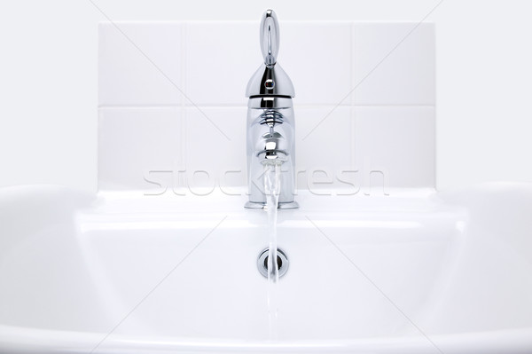 White handbasin Stock photo © RTimages