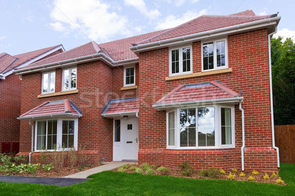 New detached brick built house Stock photo © RTimages