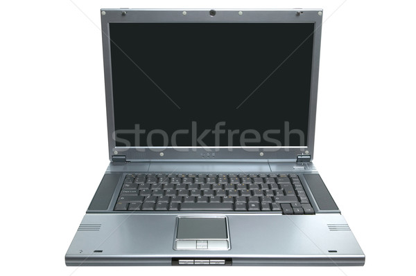 Stockfoto: Laptop · geïsoleerd · merk · nieuwe · breedbeeld · laptop · computer