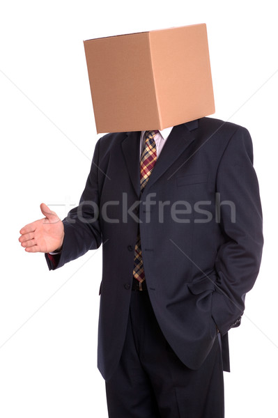 Box man handshake Stock photo © RTimages