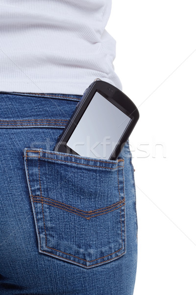 Smartphone jeans pocket Stock photo © RTimages