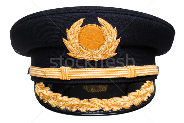 Hat изолированный фото авиакомпания Cap золото Сток-фото © RTimages