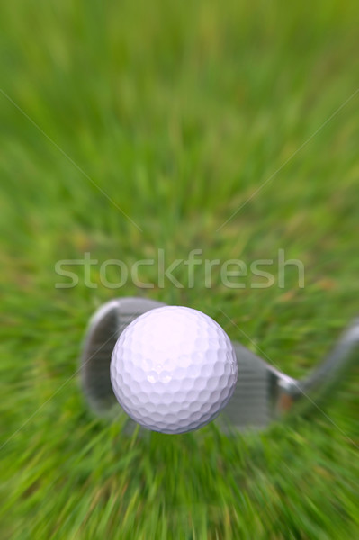 Golf shot ball in flight Stock photo © RTimages