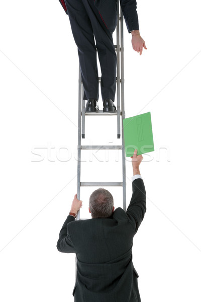 Stock photo: Passing the file