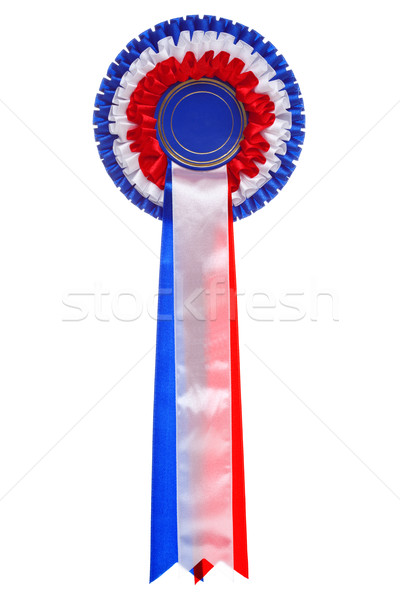 Three tier blue rosette isolated. Stock photo © RTimages