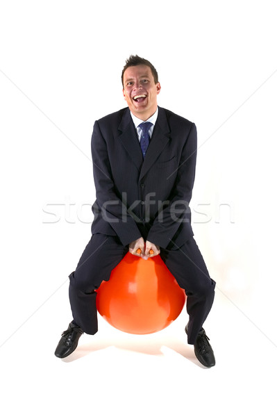 Karl on a Space Hopper Stock photo © RTimages