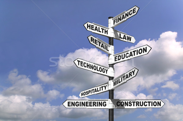 Ten career paths Stock photo © RTimages