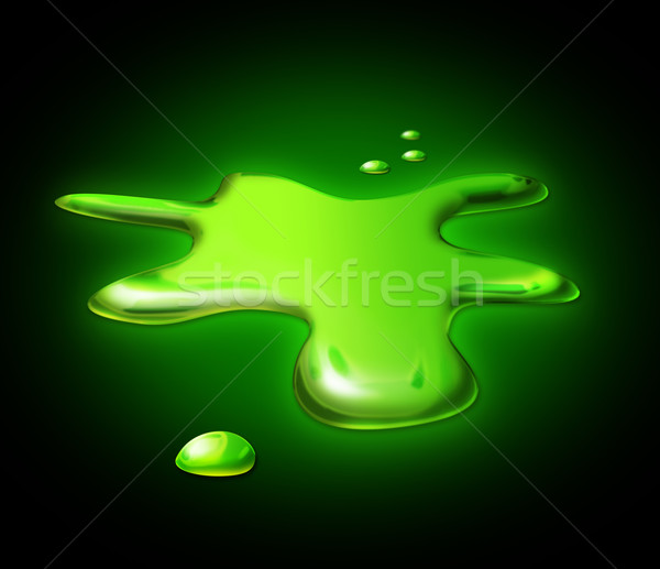 Toksyczny ilustracja płynnych zielone przemysłu przemysłowych Zdjęcia stock © rudall30