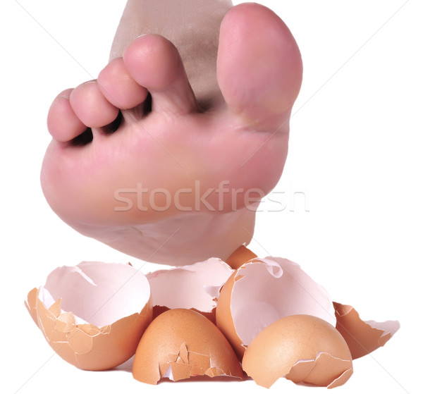 Walking on Eggshells Stock photo © ruigsantos