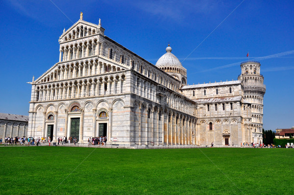 Leaning Tower of Pisa and Duomo , Italy Stock photo © ruigsantos