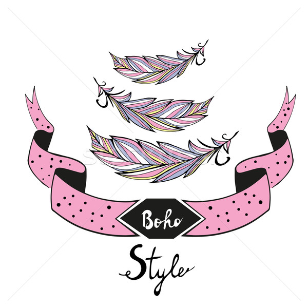 Boho style vector illustation Stock photo © rumko