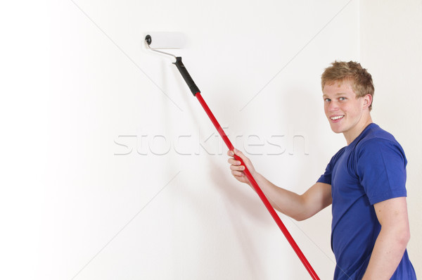 Young couple paint on renovation and Stock photo © runzelkorn