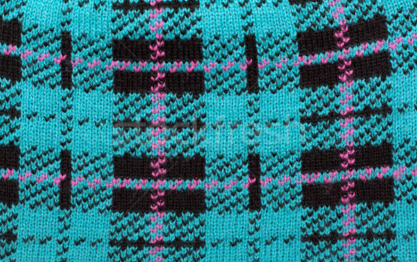 Knitted colour plaid fabrics Stock photo © RuslanOmega