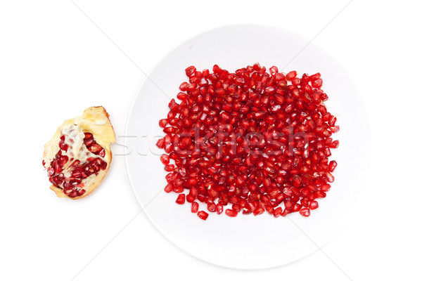 Red pomegranate seeds Stock photo © RuslanOmega