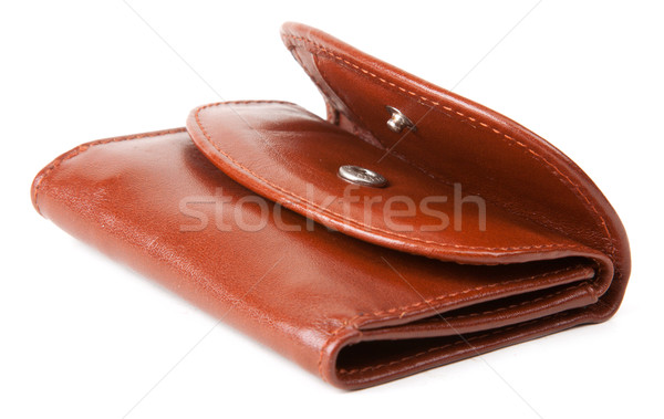 Brown leather purse Stock photo © RuslanOmega