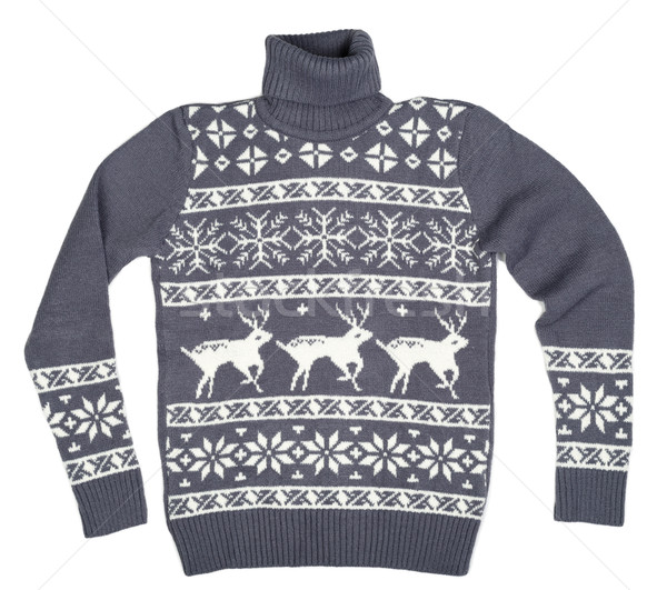 Gray sweater with deer Stock photo © RuslanOmega