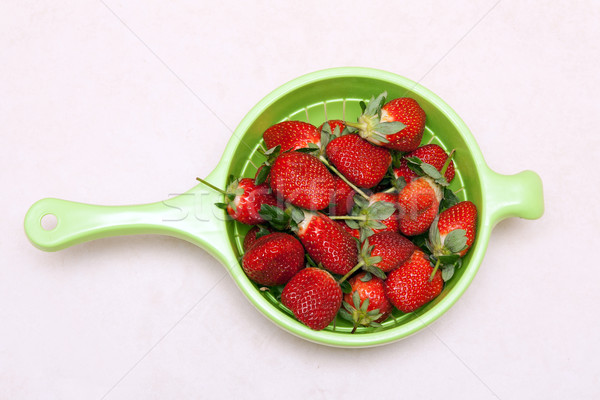 Ripe red strawberries Stock photo © RuslanOmega