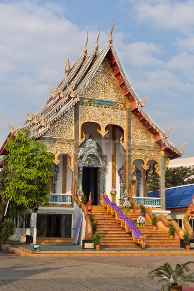 Entrance to a Thai temple Stock photo © RuslanOmega