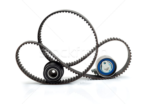 Timing belt, pulley and tensioner. Stock photo © RuslanOmega