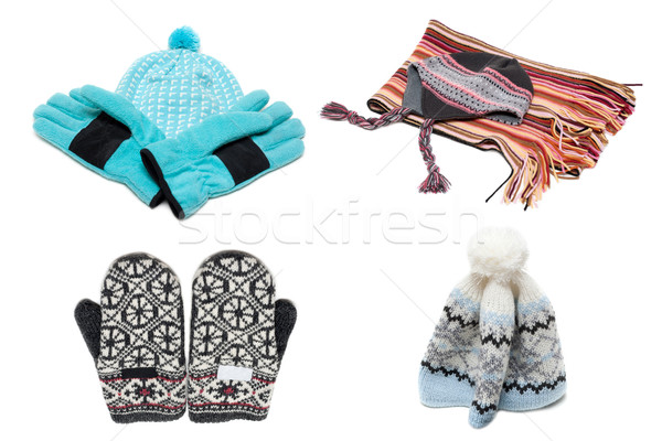 Gloves, mittens scarf and nodding Stock photo © RuslanOmega