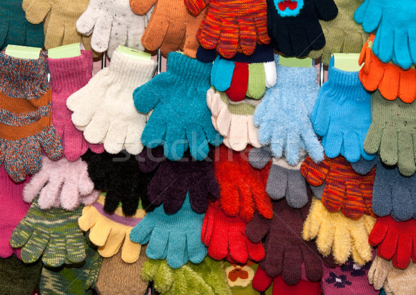 showcase children's mittens and gloves Stock photo © RuslanOmega