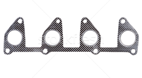 metallic automotive exhaust manifold gasket Stock photo © RuslanOmega