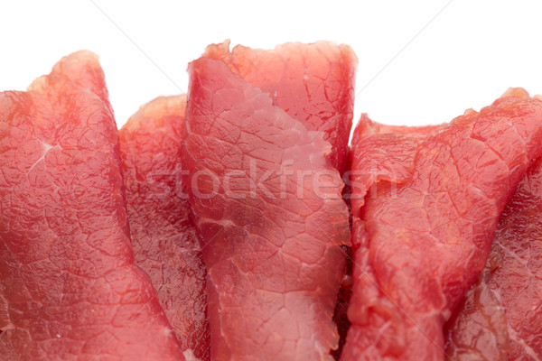 Smoked meat slices. Stock photo © RuslanOmega
