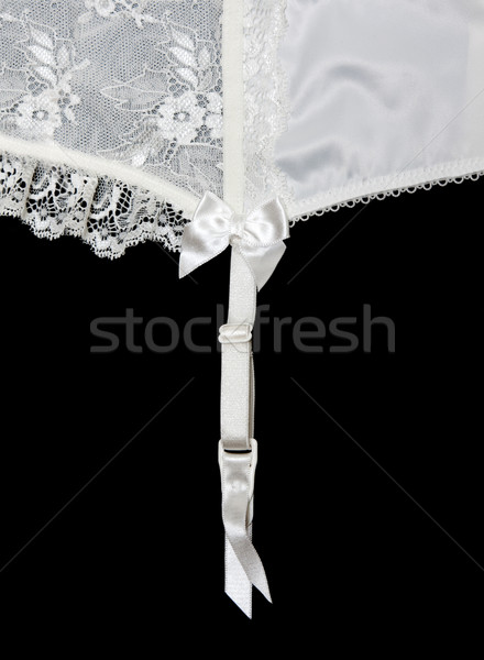 Fehér csipke harisnyakötő textúra absztrakt terv Stock fotó © RuslanOmega