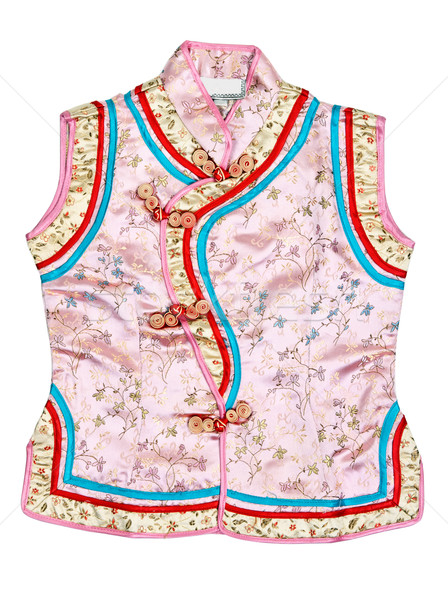 Eastern baby dress with an embroidered floral pattern Stock photo © RuslanOmega