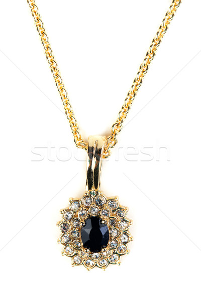 Pendant with gold chain Stock photo © RuslanOmega