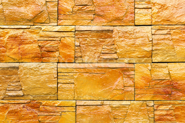Umido muro di pietra costruzione pietra mattone architettura Foto d'archivio © RuslanOmega