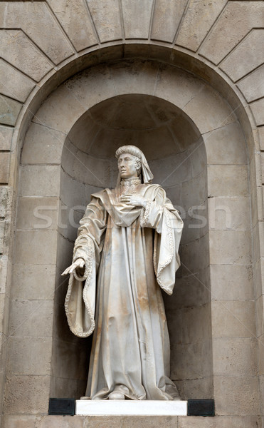 King sculpture on the facade of a building  Stock photo © RuslanOmega