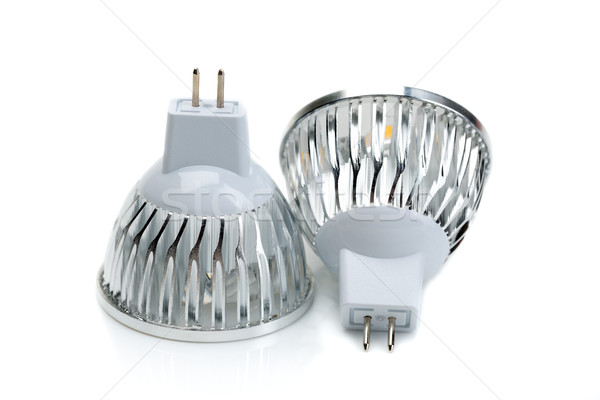 Two LED bulbs MR16. Isolate on white. Stock photo © RuslanOmega