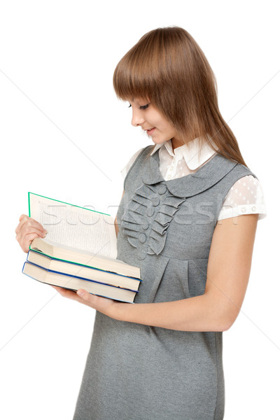 Young girl reads book Stock photo © RuslanOmega