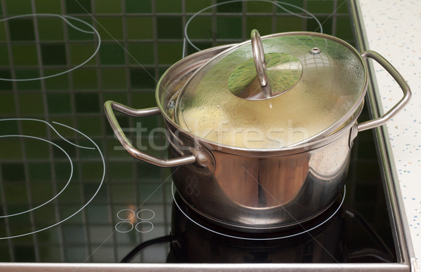 Saucepan with boilling food Stock photo © RuslanOmega