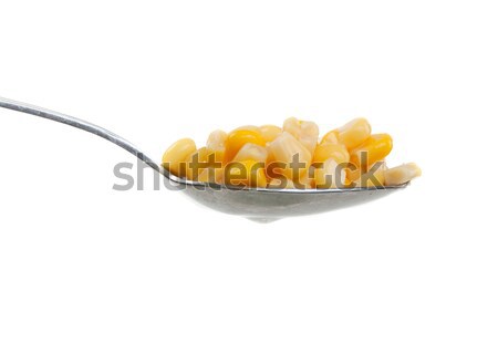Spoon with corn Stock photo © RuslanOmega