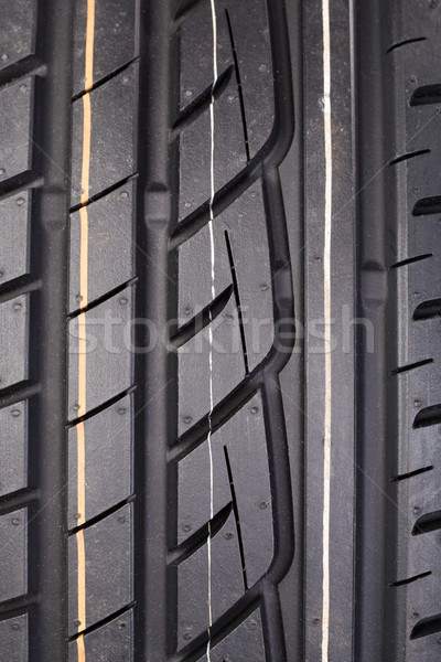 Closeup of rubber tire tread Stock photo © RuslanOmega