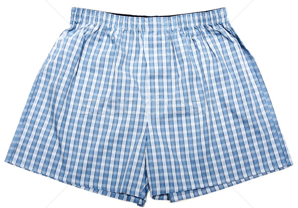 Blue plaid male undershorts Stock photo © RuslanOmega